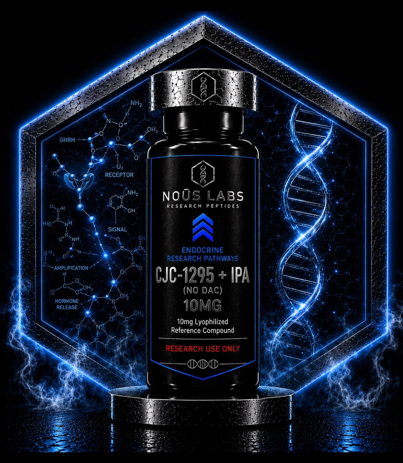 CJC-1295 (No DAC) + Ipamorelin 10mg | Research Peptide
