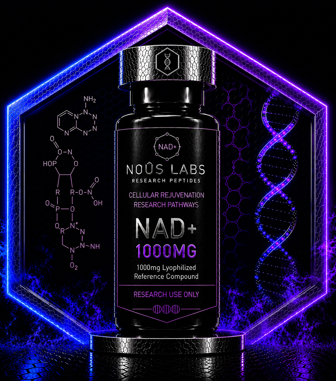 NAD⁺ 1000mg | Research Peptide